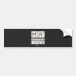 MR
 BAHMAN
 3VEN  Bumper Stickers