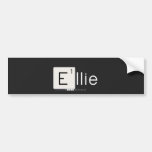 
  Ellie
 
 
 
 
   Bumper Stickers