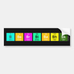 bbebrbibabhbk  Bumper Stickers