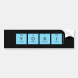 YON|I  Bumper Stickers