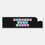 Periodic
 Table
 Writer  Bumper Stickers