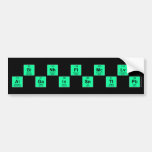 Bi Nh Fl Mc Lv
 Al Ga In Sn Tl Pb  Bumper Stickers