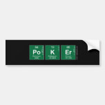 poker  Bumper Stickers