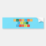 Periodic
 Table
 Writer  Bumper Stickers