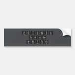 Periodic
 Table
 Writer  Bumper Stickers