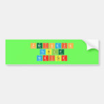 Periodic
 Table
 Writer  Bumper Stickers