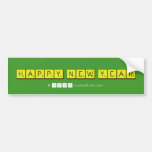 Happy New Year  Bumper Stickers