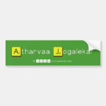 Atharvaa Jogalekar  Bumper Stickers