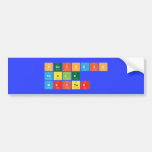 Periodic
 Table
 Writer  Bumper Stickers
