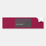 Tiny Thug Street  Bumper Stickers