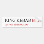 King Kebab  Bumper Stickers