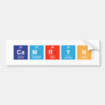 Camryn  Bumper Stickers