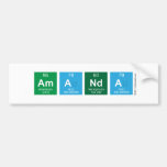 Amanda  Bumper Stickers