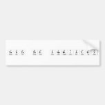 Taste the Chemistry  Bumper Stickers