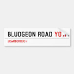BLUDGEON ROAD  Bumper Stickers