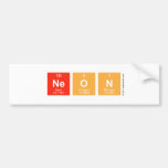 Neon  Bumper Stickers