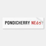 Pondicherry  Bumper Stickers