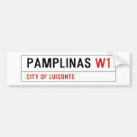PAMPLINAS  Bumper Stickers