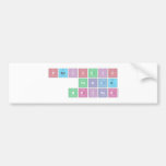 Periodic
 Table
 Writer  Bumper Stickers