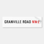 Granville Road  Bumper Stickers