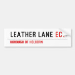 Leather Lane  Bumper Stickers