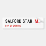 Salford star   Bumper Stickers