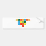 Periodic
 Table
 Write
 r  Bumper Stickers