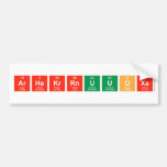 ArHeKrRnUuoXe  Bumper Stickers