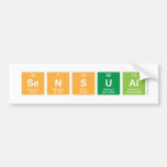 sensual  Bumper Stickers