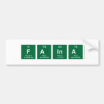 Faina  Bumper Stickers