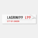 LAGRINI99   Bumper Stickers