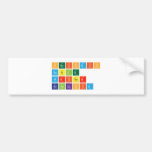 Periodic
 Table
 Writer
 srpolicia  Bumper Stickers