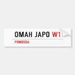 omah japo  Bumper Stickers