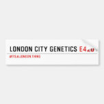 London city genetics  Bumper Stickers