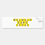 Periodic
 Table
 Writer  Bumper Stickers