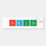 NEDUNO  Bumper Stickers