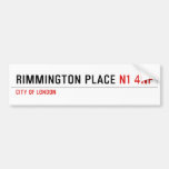 Rimmington Place  Bumper Stickers