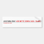 Avataria-Eray  Bumper Stickers