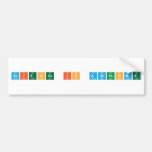 Science is awesome  Bumper Stickers
