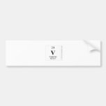 V  Bumper Stickers