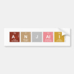 Anjali  Bumper Stickers