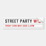 Street Party  Bumper Stickers