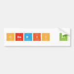 Chemic al  Bumper Stickers