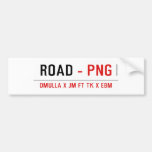 ROAD  Bumper Stickers
