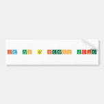 im pan as brendon urie  Bumper Stickers