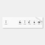 I  Science  Bumper Stickers