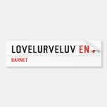 Lovelurveluv  Bumper Stickers