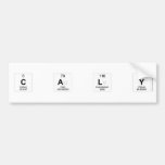 C A L Y  Bumper Stickers