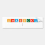 Chemistry
   Bumper Stickers