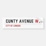 Cunty Avenue  Bumper Stickers